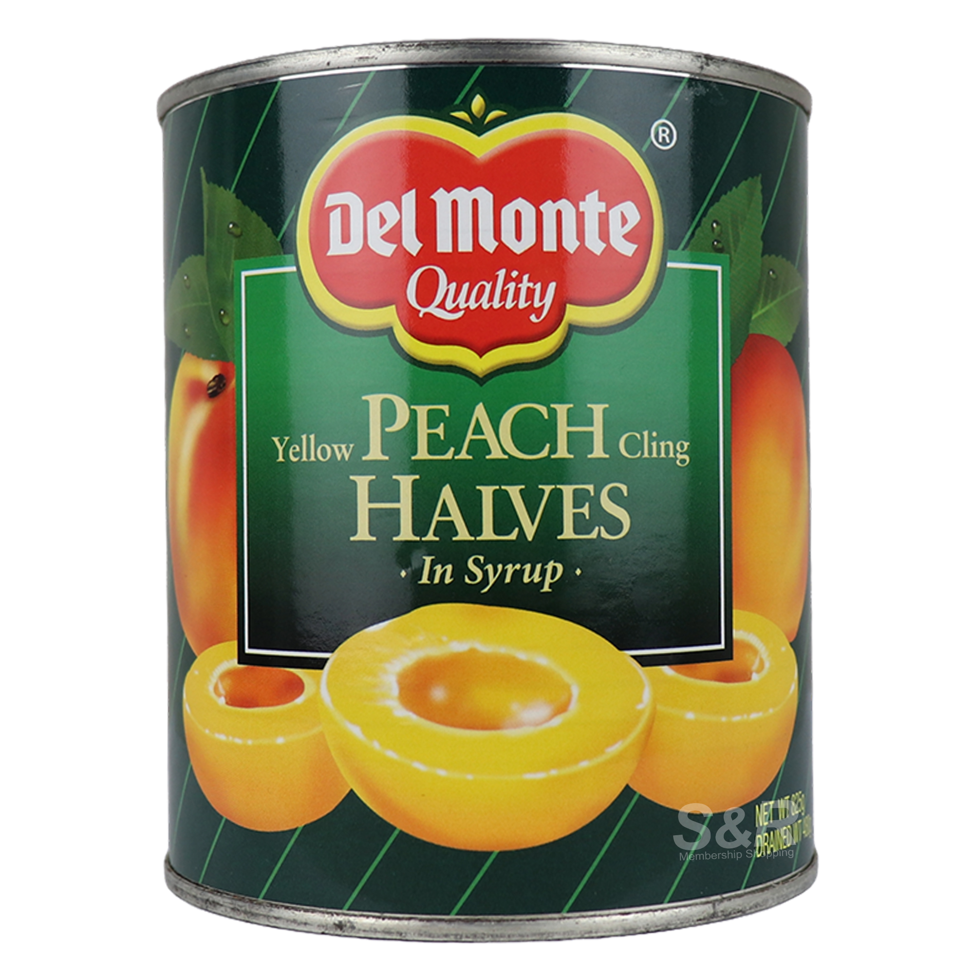 Del Monte Yellow Cling Peach Halves in Heavy Syrup 825g